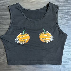Pumpkin crop top